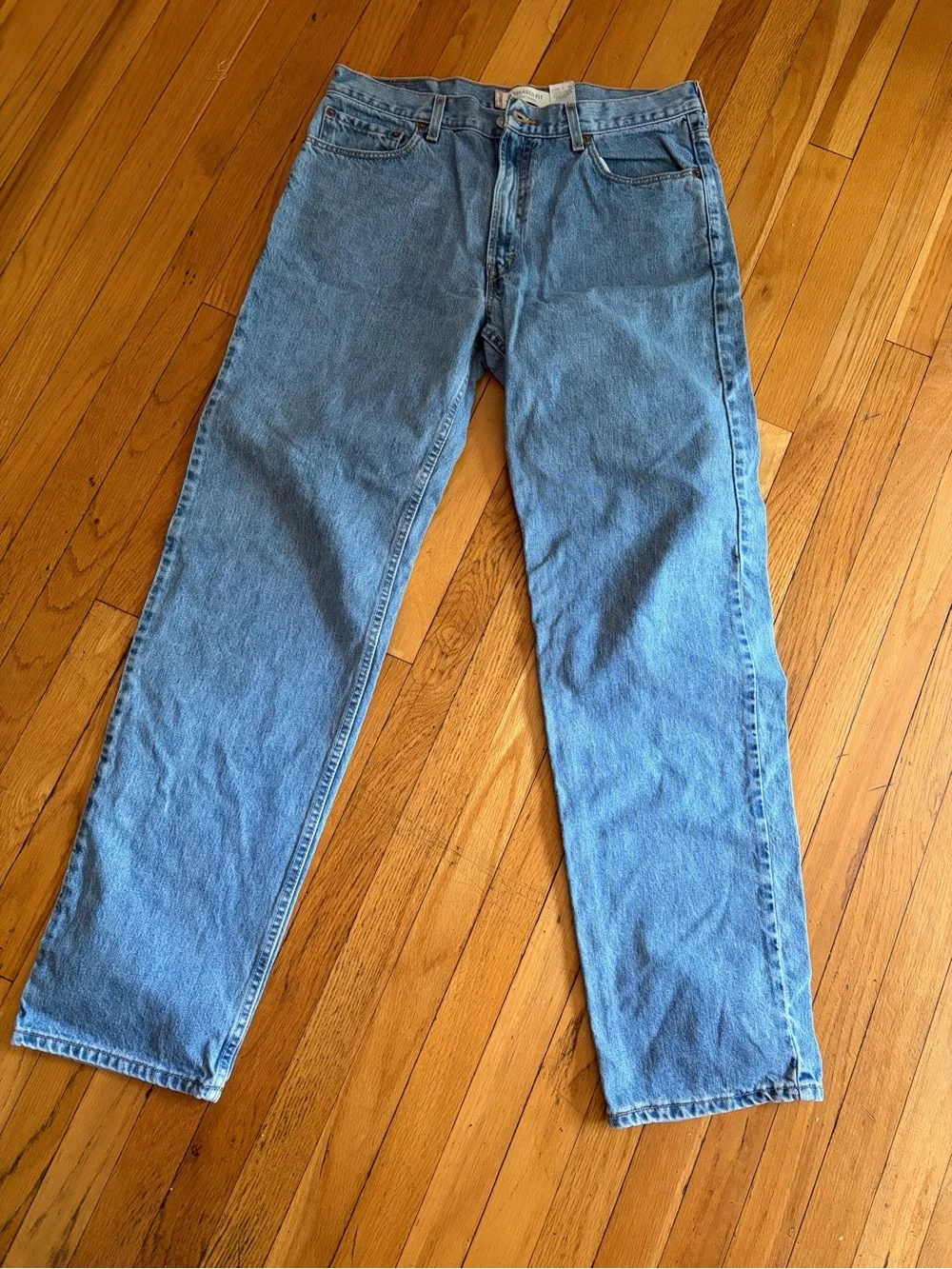 Levi 505 Jeans Relaxed Fit Classic Light Blue Men's Sz. W36 L36